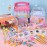 KELENO 134 Ice Cream Party Favors Two Sweet Birthday Party Supplies Notebook Pen Box Ring Sticker Toy Gift Goodie Bag Stuffer Kid Girl Candyland Decorations Donut Ice Cream Party Supplies