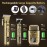 Dumite Professional Hair Clippers for Men,Hair Clippers+T-Blade Trimmer+Electric Shaver+Nose Hair Trimmer Set,4 in 1 Cordless Barber Hair Cutting Kit LCD Display Gifts (Gold)