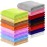 Kinlop 16 Pcs 30 x 40 Inch Kids Blankets Flannel Plush Baby Blankets Cozy Lightweight Warm Baby Girl Soft Plush for Infant Toddler Kids Girls Boys Crib Preschool Bedding, 16 Colors