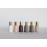Home Of The Wise Essential Oil Roller Bottles - 6 Pack (Lux) - Gold Tops with Multi Clay Colored Bottles