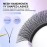 NAGARAKU 3 Tips Triple YYY Eyelash Extensions Supplies Y Lash Premade Fans 6D Russian Volume Y Shape Faux Black 12 Rows Cluster Pre Fanned Wispies Crisscross Eye Lashes(0.07mm D Curl 11mm)