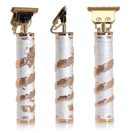 Ibeautyliss Men\'s Hair Clippers, Home Haircutting Cordless Clipper Kit, Nearly Zero Gapped T Blade Hair Trimmer Clipper for Men (Dragon) Ibeautyliss Men\'s Hair Clippers, Home Haircutting Cordless Clipper Kit, Nearly Zero Gapped T Blade Hair Trimmer Clipper for Men (Dragon)