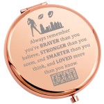 WSNANG Musical Inspired Gift Musical Makeup Mirror Roxie and Velma Fans Gift Musical Theater Lover Gift Skyline City Merchandise (Chi Mirror)