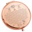 WSNANG Daughter Wedding Gift from Mom Dad Rose Gold Compact Makeup Mirror for Bride to Our Daughter on Her Wedding Gifts (Daughter Wedding Mirror)