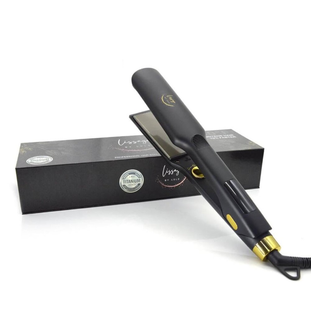 LISSAGE by LoLo Professional Hair Straightener 1.5\'\' - Titanium Flat Iron Adjustable up to 450F