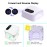 72W Cordless Led Nail Lamp, Rechargeable Nail Dryer, Portable Gel UV Led Nail Light with 4 Timer Setting Sensor, Professional Wireless Gel Nail Lights Nail Art Manicure Tools for Home and Salon
