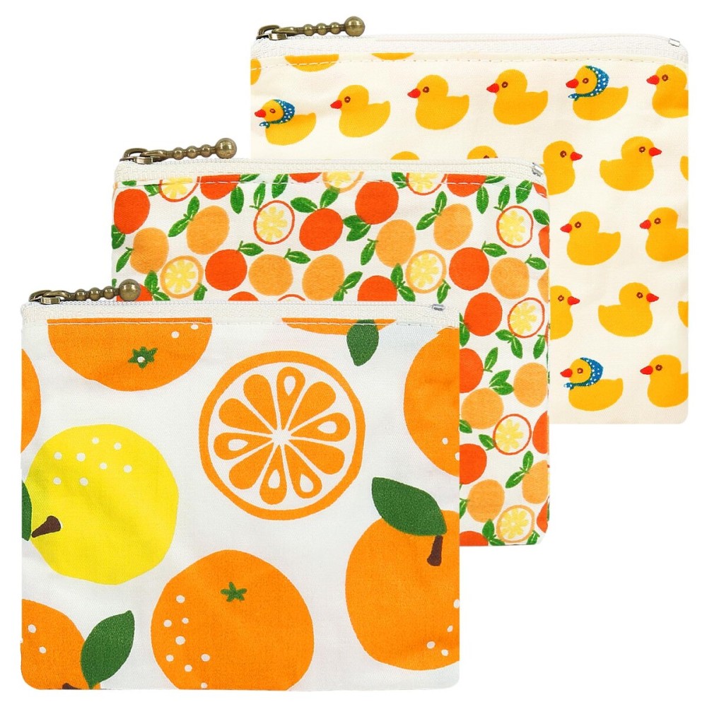 besharppin Small Makeup Bag, 3pcs Coin Purse Lipstick Organizer Pouch with Zipper for Purse