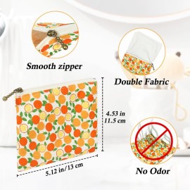 besharppin Small Makeup Bag, 3pcs Coin Purse Lipstick Organizer Pouch with Zipper for Purse