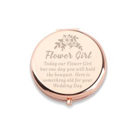 WUSUANED Flowers Girl Makeup Mirror Proposal Gifts Wedding Party Gifts Bridesmaid Mirror Mother of The Bride Gift WUSUANED Flowers Girl Makeup Mirror Proposal Gifts Wedding Party Gifts Bridesmaid Mirror Mother of The Bride Gift