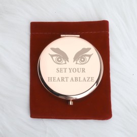 WUSUANED Anime Manga Mirror Inspirational Gift Set Your Heart Ablaze Anime Inspired Gifts Rengoku Slayer Makeup Mirror (Set Your Heart Ablaze Mirror) WUSUANED Anime Manga Mirror Inspirational Gift Set Your Heart Ablaze Anime Inspired Gifts Rengoku Slayer Makeup Mirror (Set Your Heart Ablaze Mirror)