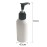 LGEGE 9pcs Travel Size Pump Bottle Set, 5 Oz White Bottle Dispenser, Bottle for Shower Gel, Shampoo, Body Lotion, Cream