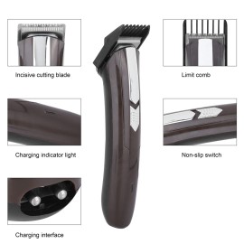 Yosoo Hair Clippers for Men, Hair Trimmer Cordless Hair Clipper Beard Trimmer Hairdressers Grooming Set Haircut Grooming Trimmer Electric Hair Clipper USB Charging Hair Clippers Grooming