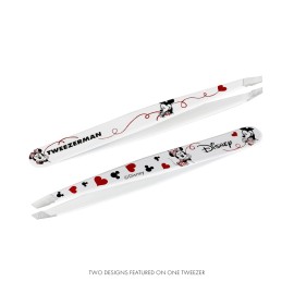 Tweezerman Disney\'s Mickey Mouse & Minnie Mouse Forever in Love Slant Tweezer - Eyebrow Tweezers for Women and Men Tweezerman Disney\'s Mickey Mouse & Minnie Mouse Forever in Love Slant Tweezer - Eyebrow Tweezers for Women and Men