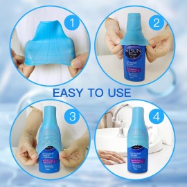 leevanoo Silicone Leak Proof Sleeves,8 PCS Elastic Sleeves for Leak Proofing Travel,Reusable Silicone Toiletry Sleeves Leak Proof,travel gadgets,travel size toiletries for Women (8 Pack)