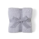 Barefoot Dreams CozyChic Stroller Blanket, Oyster, 30x40