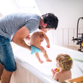 Soft Washcloths Set - Absorbent, Natural Baby Wash Cloth for Delicate Skin - Large 12x12 Baby Bath Towels - Newborn Face Towel (White)