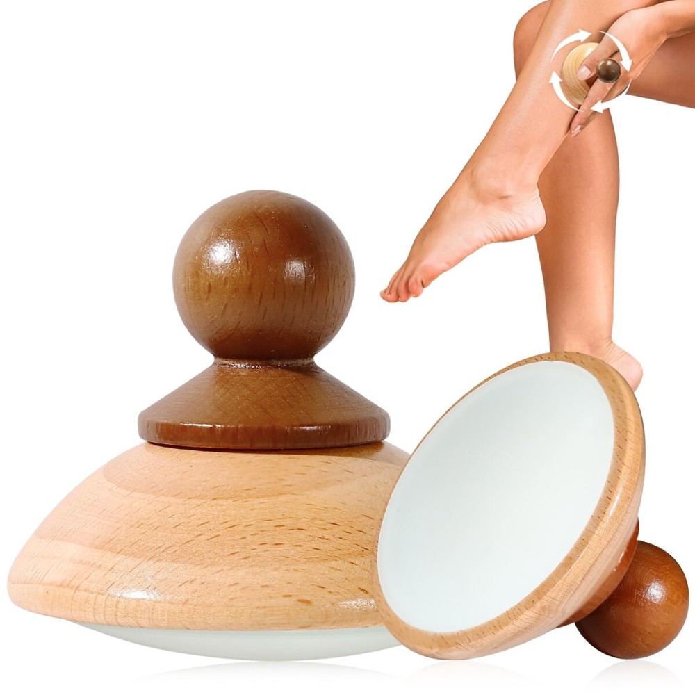 ONULISS Curved Crystal Hair Eraser for Women and Men, Reusable Magic Nano Crystal Hair Removal Stone, Portable Painless Exfoliation Epilator Device Tool for Legs Arms Back, Wood