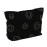 Cosmetic Bags for Women - Corduroy Cosmetic Bag Aesthetic Women Handbags Purses Smile Dots Makeup Organizer Storage Makeup Bag Girls Case Bags (A-Black)