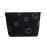 Cosmetic Bags for Women - Corduroy Cosmetic Bag Aesthetic Women Handbags Purses Smile Dots Makeup Organizer Storage Makeup Bag Girls Case Bags (A-Black)