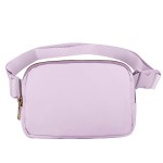 VOROLO Fanny Pack For Women And Men Crossbody Bag Belt Bag with Adjustable Strap Graduation Gifts Light Purple