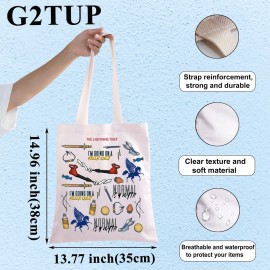 G2TUP Percy Movie Inspired Tote Bag Book Lover Tote Bag Im Going On A Killer Quest Percy Fans Gift (I\'m Going On TG)