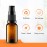 VitalUp 5 Pack Empty Refillable Glass Amber Pump Bottle Ideal for Lotion Cream Essential Oil Travel Small Container,15ml