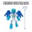 Zing StikBot Zingtannica Action Pack - Collectible Action Figures and Accessories, Includes 1 Stikbot, 1 Set of Accessories, Stop Motion Animation, Ages 4 and Up (Blue (Vangarden))
