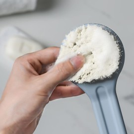 Hysotok Shower Brush Back Scrubber for Shower, Back Brush Long Handle for Shower 14.17, Bath Brush with Comfy Bristles Bath Back Scrubber for Body, Back Brush for Shower Men Women (Blue)