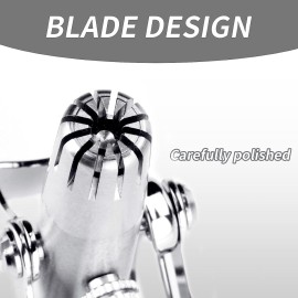 BABETT Unisex Nose Hair Trimmer, Waterproof, Stainless Steel, No Batteries Required