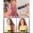 Dmriektu Hair Crimper for Volumizing Fluffy Hairstyle, Crimper Hair Iron with Ceramic Plates, Crimping Iron Tool for Women Girls Hair Waver Dual Voltage, Auto Off