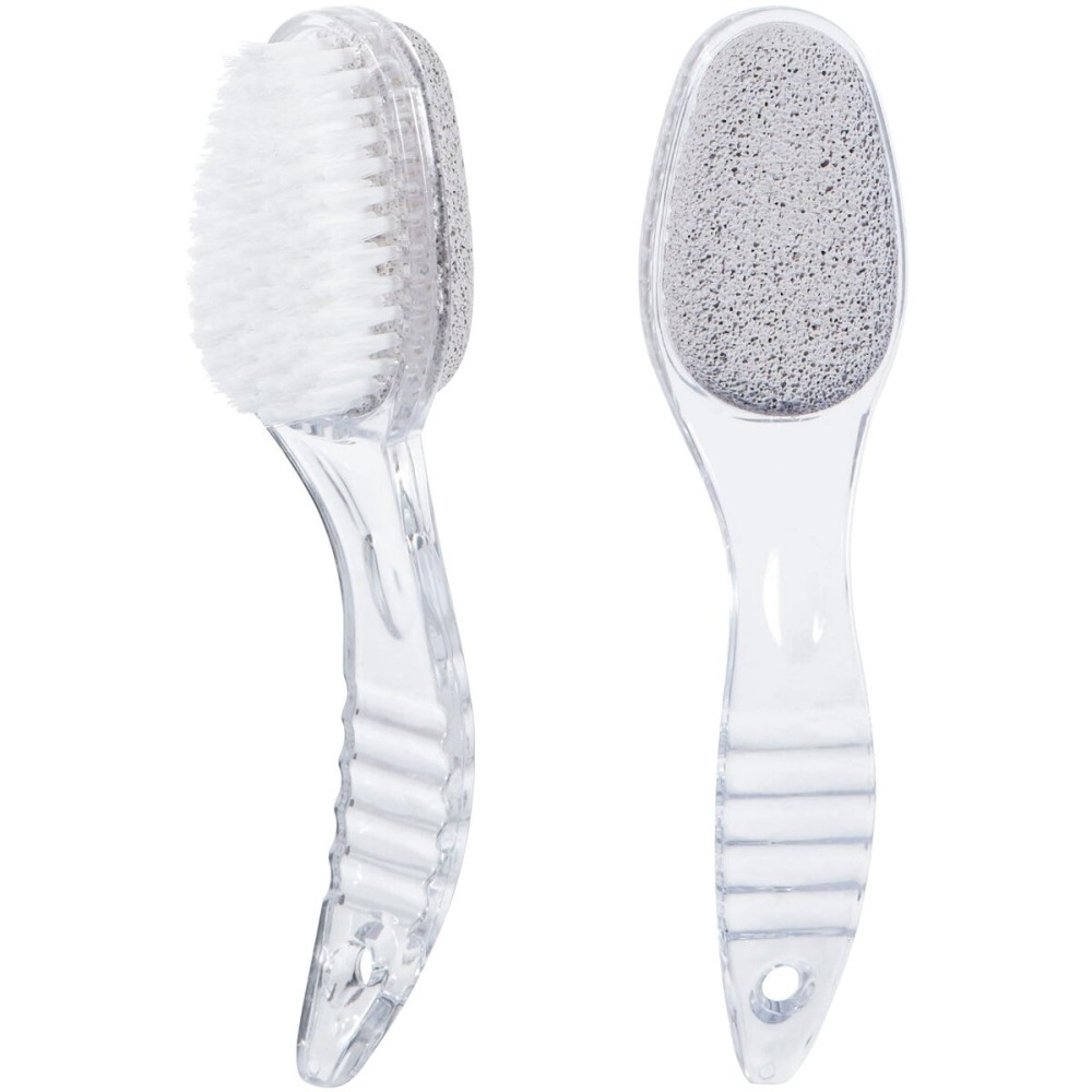 2 Pcs Foot Pumice Stone Brush Calluses Remover, Ooloveminso Large Foot Scrubber Foot File with Handle 2 in 1 Suitable for Horniness Foot Spa, Foot Care Smooth Skin (Transparent) 2 Pcs Foot Pumice Stone Brush Calluses Remover, Ooloveminso Large Foot Scrubber Foot File with Handle 2 in 1 Suitable for Horniness Foot Spa, Foot Care Smooth Skin (Transparent)