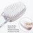 2 Pcs Foot Pumice Stone Brush Calluses Remover, Ooloveminso Large Foot Scrubber Foot File with Handle 2 in 1 Suitable for Horniness Foot Spa, Foot Care Smooth Skin (Transparent)