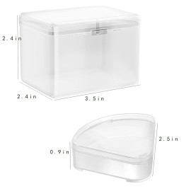 Kechmnew 4 Pcs Makeup Sponge Holder Case, Beauty Blender Holder Cosmetic Egg Makeup Sponge Powder Puff Protective Container Storage Box for Travel (Transparent) Kechmnew 4 Pcs Makeup Sponge Holder Case, Beauty Blender Holder Cosmetic Egg Makeup Sponge Powder Puff Protective Container Storage Box for Travel (Transparent)