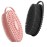Silicone Body Scrubber, Loofah Exfoliating Body Scrubber, Silicone Loofah Shower Body Scrubber 2 Pack, 2 in 1 Body Exfoliator Scrubber with Handle Body Scrub Bath Scrubber Scalp Massager Shampoo Brush