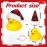 24 Set Christmas Rubber Ducks with Christmas Hats Small Bathtub Yellow Ducks Mini Floating Squeaky Rubber Ducks Bath Toys for Baby Shower Holiday Decor Xmas Home Birthday