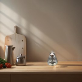 YYNGJCK 1 Pc 180 ml/6 Oz Empty Glass Dispenser Bottle for Nail Polish Reusable Thick Press Container Pump Push Down Dispenser, with Metal Core and Dust Cover