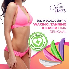 VA J-J VISOR Womens Intimate Area Protection Shield Brazilian Waxing, Laser Hair Removal, Modesty Protection, Depilation Single Pack
