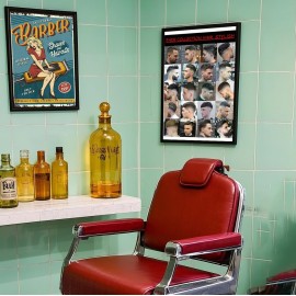 VMXWLL Barber Shop Decor Fade Colletcion Hair Stylish Canvas Poster Unframe-style 12x18inch(30x45cm)