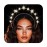 Fashey Star Headband Gold Halo Crown Rhinestone Stars Headpiece Hair Accessories for Women (Gold)