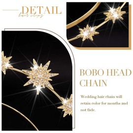 Fashey Star Headband Gold Halo Crown Rhinestone Stars Headpiece Hair Accessories for Women (Gold) Fashey Star Headband Gold Halo Crown Rhinestone Stars Headpiece Hair Accessories for Women (Gold)