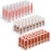 Kigley 3 Pcs Clear Lipstick Holder Acrylic Lip Gloss Organizer Cosmetic Storage Lipstick Display Case for Perfume Sample Drawer Brushes Bottles Women Birthday Gift(24 Grid)