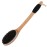 OWIIZI Horsehair Bath Brush Wooden Curved Long Handle Antiskid Shower Brush for Exfoliating, Natural Mane Scrubber for Back Use Wet or Dry,Back Scrub Deep Cleanse-17.2inches