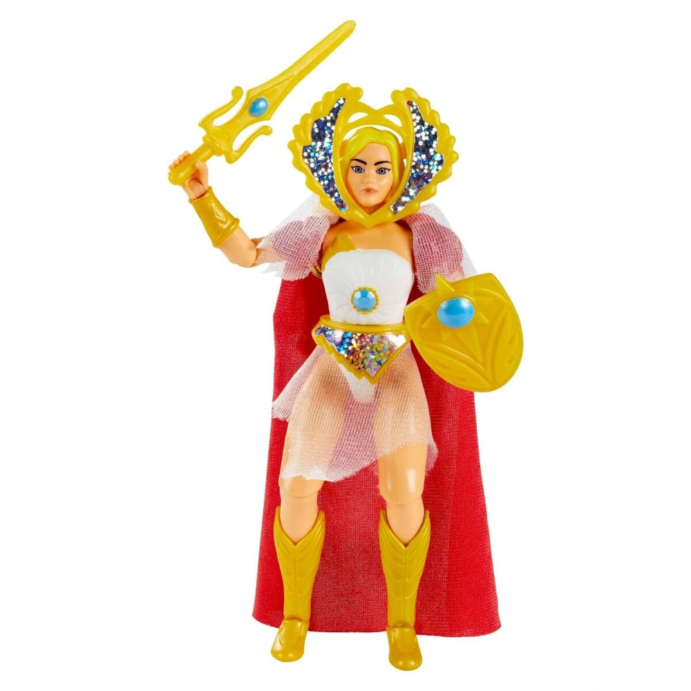 Mattel Masters of the Universe Origins Action Figure & Accessories Set, She-Ra Collectible Toy with 16 Posable Joints, 5.5-inch