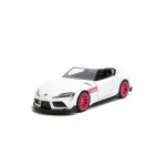 Pink Slips 1:32 W1 2020 GR Toyota Supra Die-Cast Car, Toys for Kids and Adults(White)