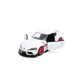 Pink Slips 1:32 W1 2020 GR Toyota Supra Die-Cast Car, Toys for Kids and Adults(White)