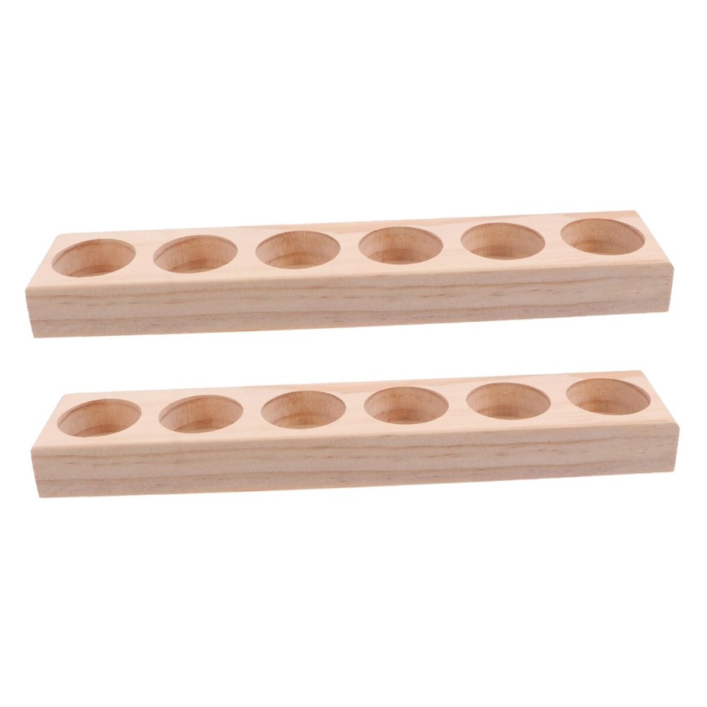 Gadpiparty 2pcs Slots and Nail Polish Display Shelf Organizer Rack Holder Stand for Home Beauty Salons and Retail Stores Functional Storage Solution for Bottles