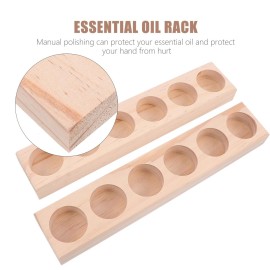 Gadpiparty 2pcs Slots and Nail Polish Display Shelf Organizer Rack Holder Stand for Home Beauty Salons and Retail Stores Functional Storage Solution for Bottles