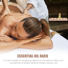 Gadpiparty 2pcs Slots and Nail Polish Display Shelf Organizer Rack Holder Stand for Home Beauty Salons and Retail Stores Functional Storage Solution for Bottles