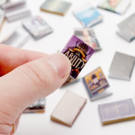 30PCS 1:12 Scale Miniatures Doll House Books Mini Books Books for Mini House Decor