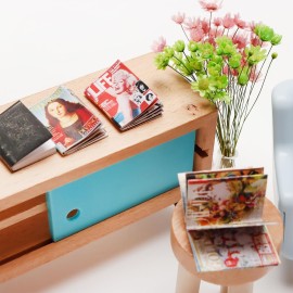 30PCS 1:12 Scale Miniatures Doll House Books Mini Books Books for Mini House Decor